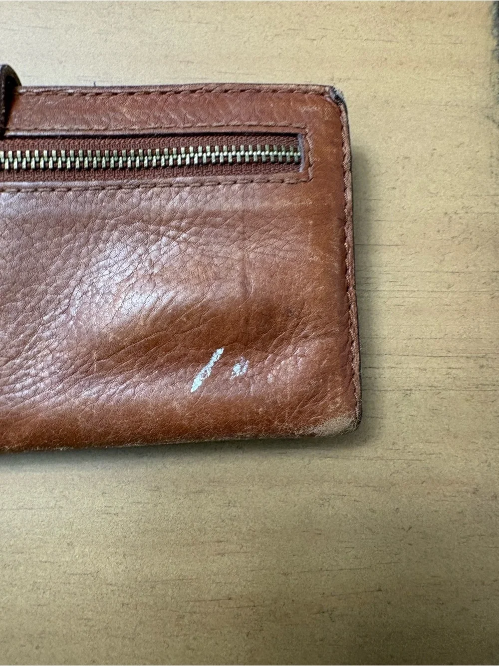 Madewell Leather Wallet - Medium Brown - Picture 9 of 9